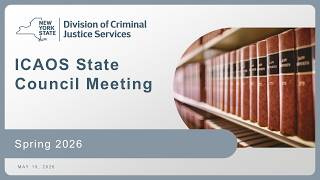 Spring 2026 ICAOS State Council Meeting