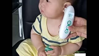 Accurate Instant-read Infrared Baby Thermometer for Forehead and Ear