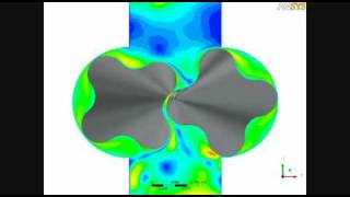 ANSYS CFD demo - Immersed Solid, FSI