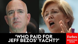 ‘Who Paid For Jeff Bezos' Yacht?’: Elizabeth Warren Slams Billionaires For Paying 'Nothing In Taxes'