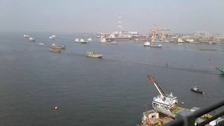 meghna river from meghna bridge (Bangladesh)