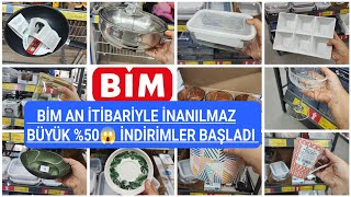 BİM AN İTİBARİYLE İNANILMAZ BÜYÜK %50 İNDİRİMLER BAŞLADI BİM İNDİRİMLERİ BİM BU HAFTA DOLU DOLU 2023