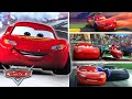 Lightning McQueen's Most Competitive Moments | Pixar Cars