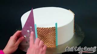 Gold Sequin Cake Fondant Impression Mat