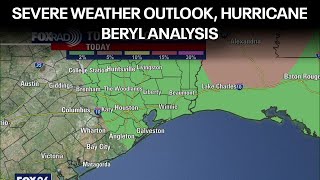 Forecasting With Friends: Thursday severe weather outlook, Hurricane Beryl analysis and more