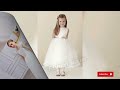 cute🥰 white colour frock baby girl frock design babygirl dress ideas baby frock design 2025