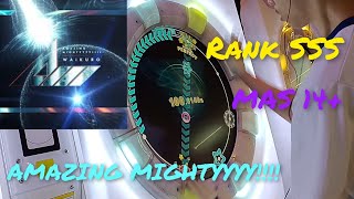 【櫻將最難關擊破！】AMAZING MIGHTYYYY!!!!（Master 14+）Rank SSS!!! 【Maimai でらっくす  FESTiVAL】