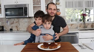 Arnak Makes Cutlet With Arqa \u0026 Bek - Heghineh Cooking Show