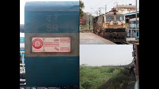 Trichy to Madurai Journey Cuts onboard 22627 Trivandrum bound Intercity Express | Indian Railway |