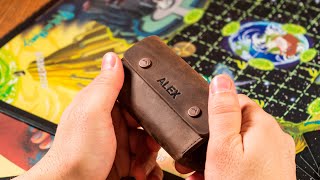 Leather Dice Holder For Ultimate Board Games In Dark Brown