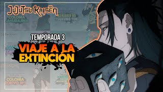 Jujutsu Kaisen TEMPORADA 3 | Viaje a la Extinción: Los Juegos del Sacrificio (COMPLETO) | RESUMEN