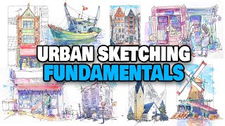 How To Start URBAN SKETCHING For Beginners - FUNDAMENTALS GUIDE
