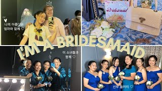 my first bridesmaid experience 💐