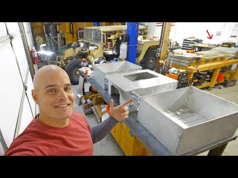Can I fit Tesla Batteries in my Electric Hummer?! - Battery Box Build