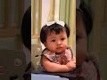 baby lily lagi disuapin makan di kamis sore raffinagita babylily shorts