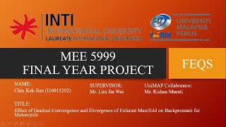 MEE5999: Final Year Project Presentation Video