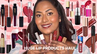 HUGE HAUL - Lipstick, Lip Gloss, Liquid Lipstick, Lip Oil, Lip Tints ✨ Lot of New Launches ✨