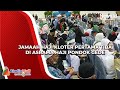 Jamaah Haji Kloter Pertama Tiba di Asrama Haji Pondok Gede