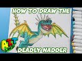 How to Draw a Deadly Nadder | How to Train Your Dragon