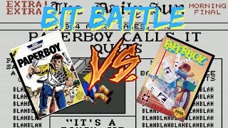Bit Battle - Paper Boy (Sega Master System v.s. Sega Genesis Comparison)