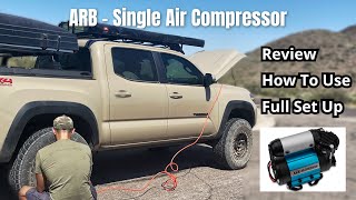 ARB Single Air Compressor Review How To Use and Set Up R2M