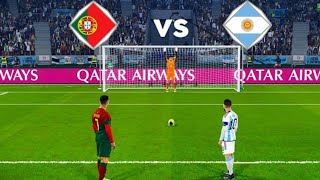 Portugal Vs Argentina😈 - Penalty Shootout 2023 | Messi vs Ronaldo | eFootball Mobile Gameplay