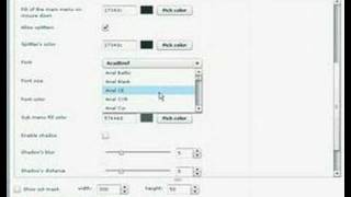 Flash menu (drop down) tutorials.