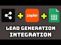 Automated Lead Generation (Botpress + Zapier + Google Sheets)