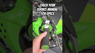 Motorcycle Tech Tip: Did you know that throttle cable slack should be adjusted? #kawasaki #klx110