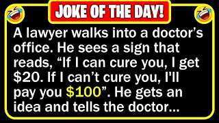 🤣 BEST JOKE OF THE DAY! - A doctor puts up a sign in front of his clinic... | Funny Daily Jokes