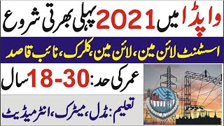 WAPDA NTDC Jobs Application Form 2021 Download Online www.jobmarkaz.com