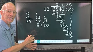 Dividing 4-Digit Number by 2-Digit Number Maths - Long Division