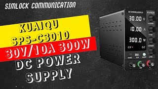 KUAIQU SPS-C3010 30V/10A 300W Black Variable Laboratory | Review And Explanation Video