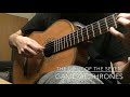 The Light of the Seven - Game of Thrones (Fingerstyle Guitar)