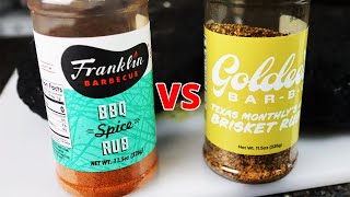 The BEST brisket rub? | Franklin VS Goldee's Brisket Rub Comparison
