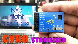 NX3 Flight Controller for RC Airplane, Delta wing and Hovercraft| Unboxing and Testing