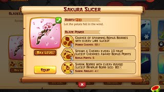 Fruit Ninja - Blade and Dojo Showcase: Sakura Slicer and Cherry Blossom