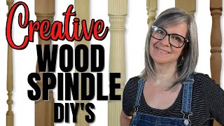 Upcycling Wood Spindles Into Gorgeous Home Decor / Trash to Treasure