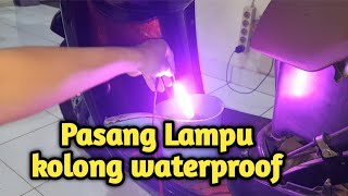 Pasang Lampu Kolong waterproof di Scoopy Fi