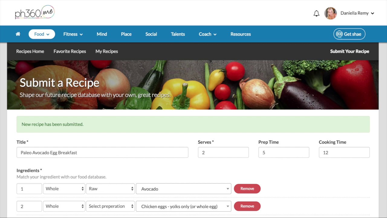 Uploading Your Recipes To Ph360 Youtube
