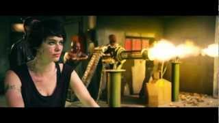Dredd - Machine gun scene (HD)