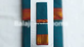 Pure Mercerised narayanpet handloom cotton sarees with checks and zhari border, whatsapp 9880082403