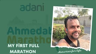 # Adani ahmedabad marathon 2024 # My first Full Marathon