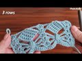 wow . amazing super easy 3d how to make eye catching crochet everyone who saw it loved it.muhteşem