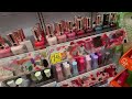 nail polish organization in two stores 10 17 2023