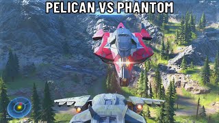 You can RAM a Phantom with a Pelican in Halo Infinite!