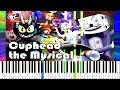 Cuphead the Musical (feat. Markiplier, NWTB & More) - Random Encounters [Synthesia Piano Tutorial]