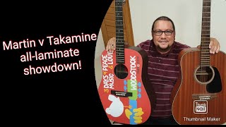 Martin DX Woodstock vs Takamine GD11M-NS : who makes the better all-laminate dreadnought?