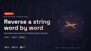 Swift reverse a string word by word
