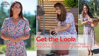 Princess Catherine donned a beautiful floral dress at the Norfolk hospice on 6 July 2020